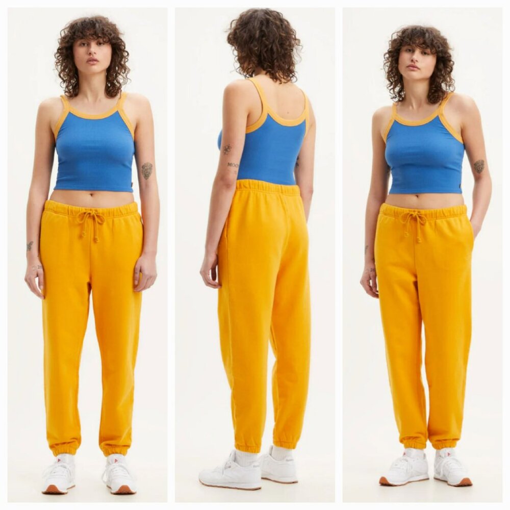 Levi's Gold Tab Sweatpants Orange Size Small
